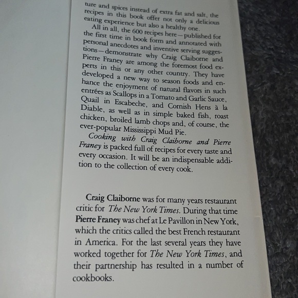 COOKING WITH CRAIG CLAIBORNE AND PIERRE FRANEY HARDCOVER COOKBOOK FRENCH FOODS - Picture 8 of 17
